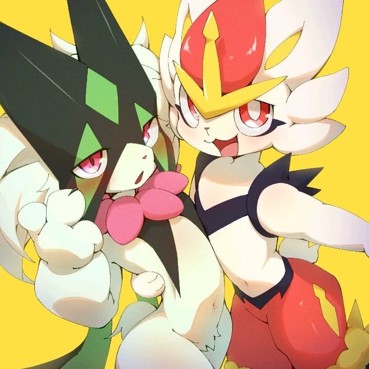 Thumbnail of Meowscarada And Cinderace Your 2 Pokémon Companions
