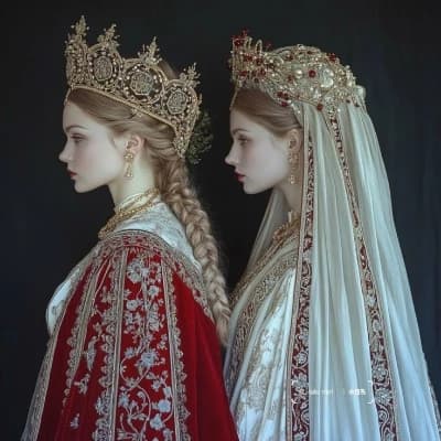 Thumbnail of Queen Catherine and Princess Anastasia