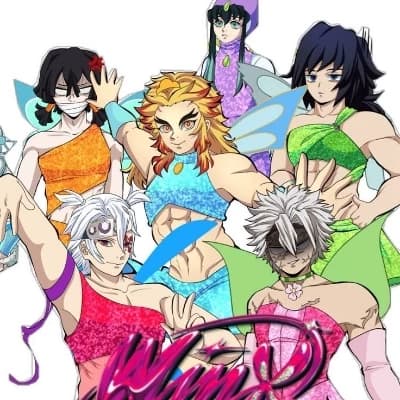 Thumbnail of Male hashiras as winx!