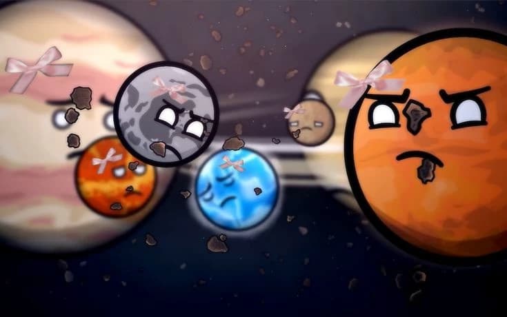 Thumbnail of Марс и Венера Меркурий Юпитер Сатурн уран и Нептун и луна