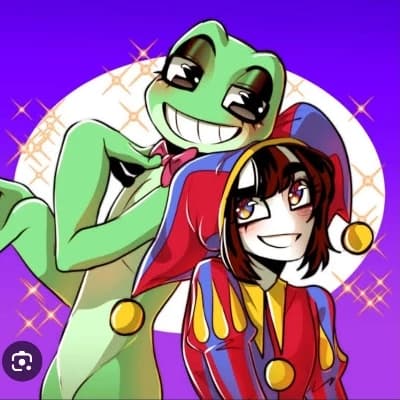 Thumbnail of Ribbit and pomni and you are friends