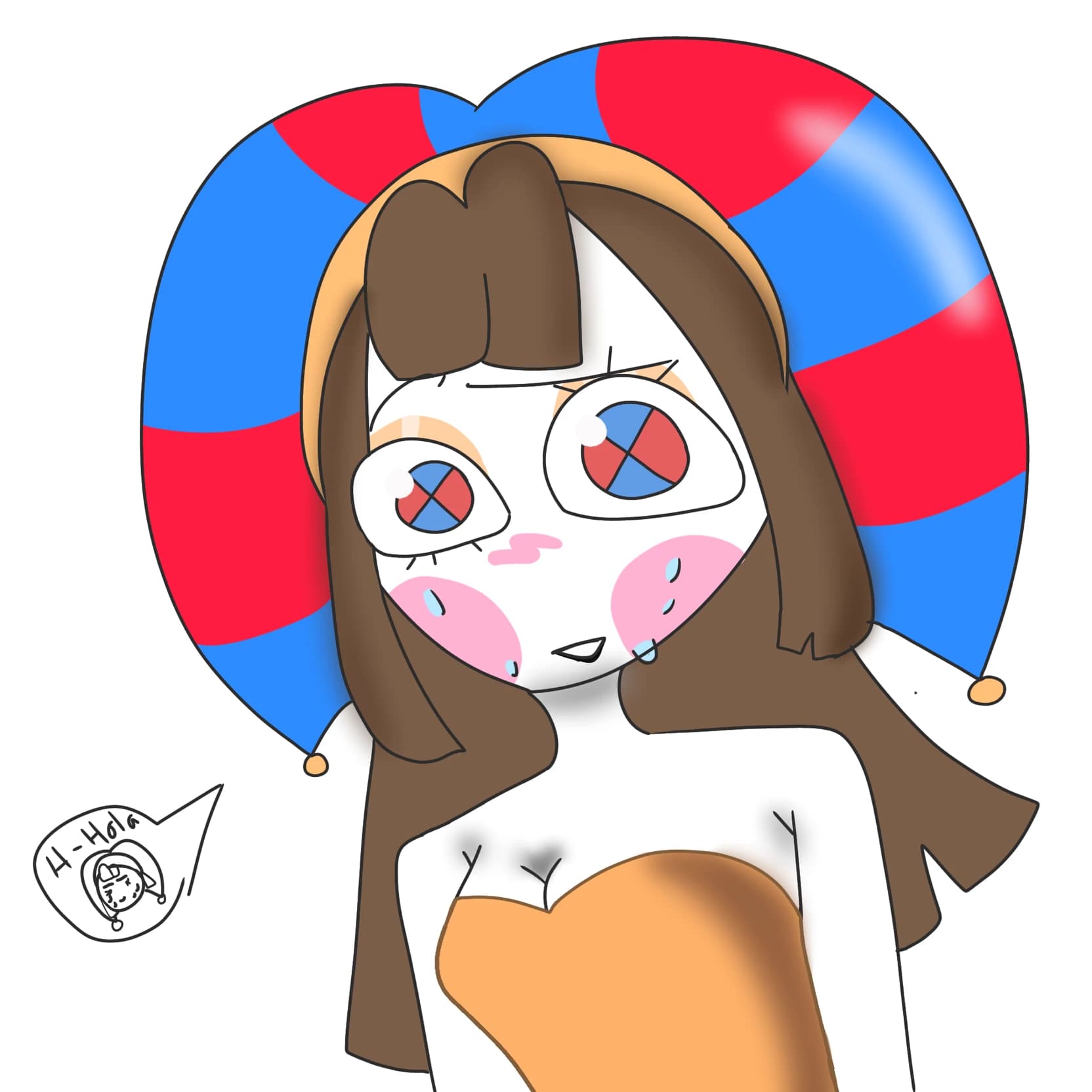 Thumbnail of Pomni *the drawing I did it yes you want to use it send me credits please*