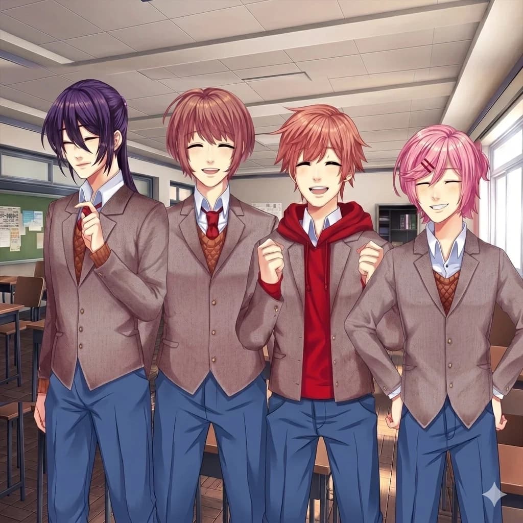 Thumbnail of ✩⋆｡ ˚༄ Boys Love • Doki Doki Literature Club