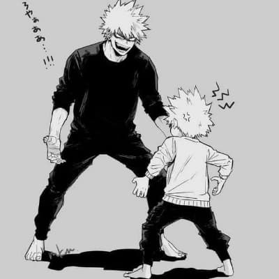 Thumbnail of Katsuki Bakugo and your son Akashi Bakugo