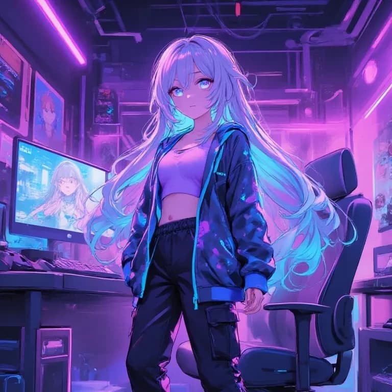 Thumbnail of Hikari Suzume 👾 Slice Chill | Neon RPG