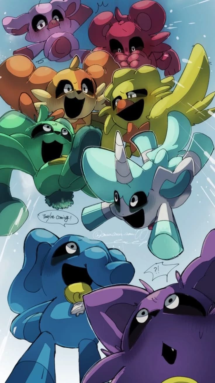 Thumbnail of Smiling critters military version #2