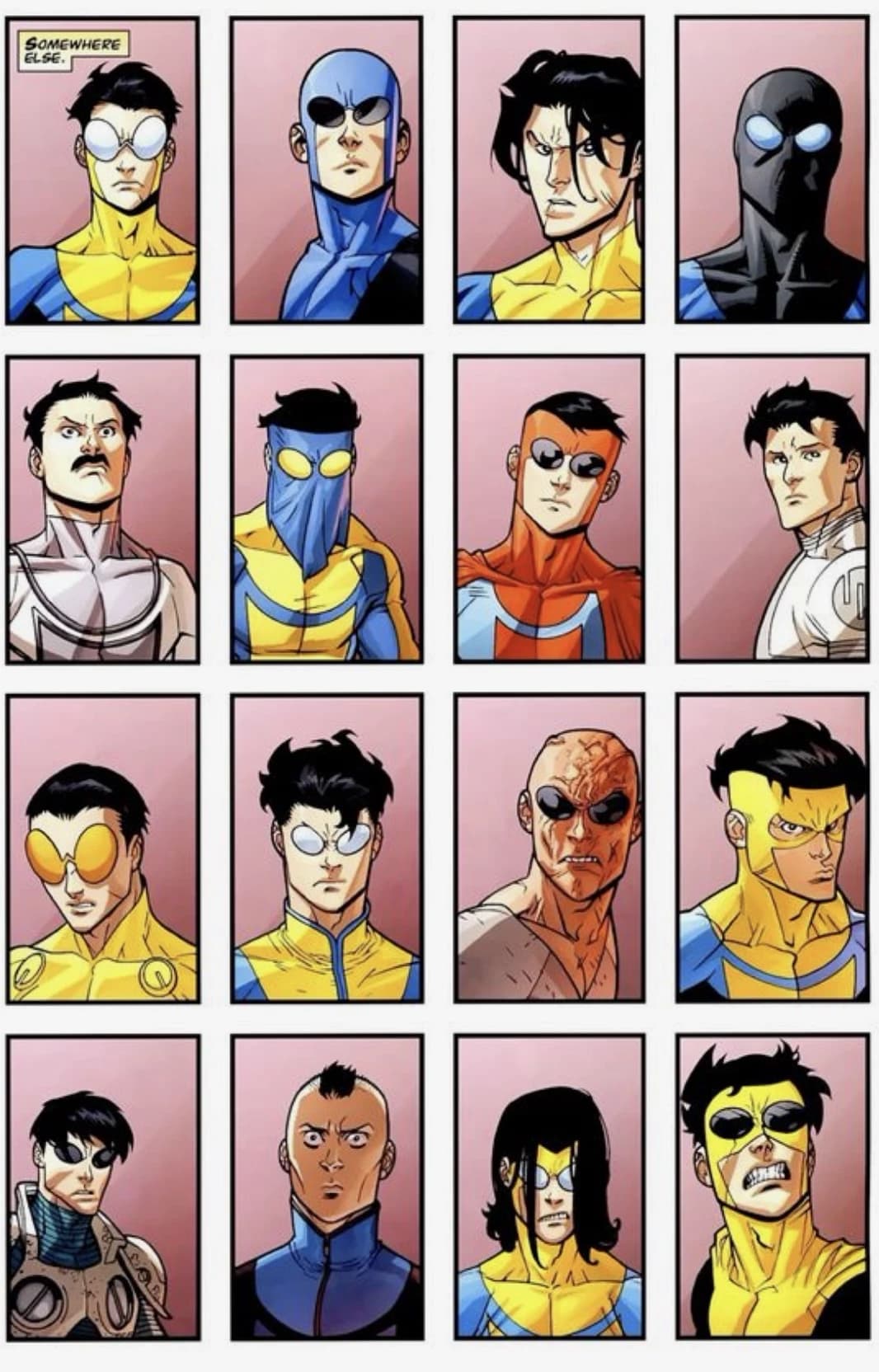 Thumbnail of All of the invincible variants