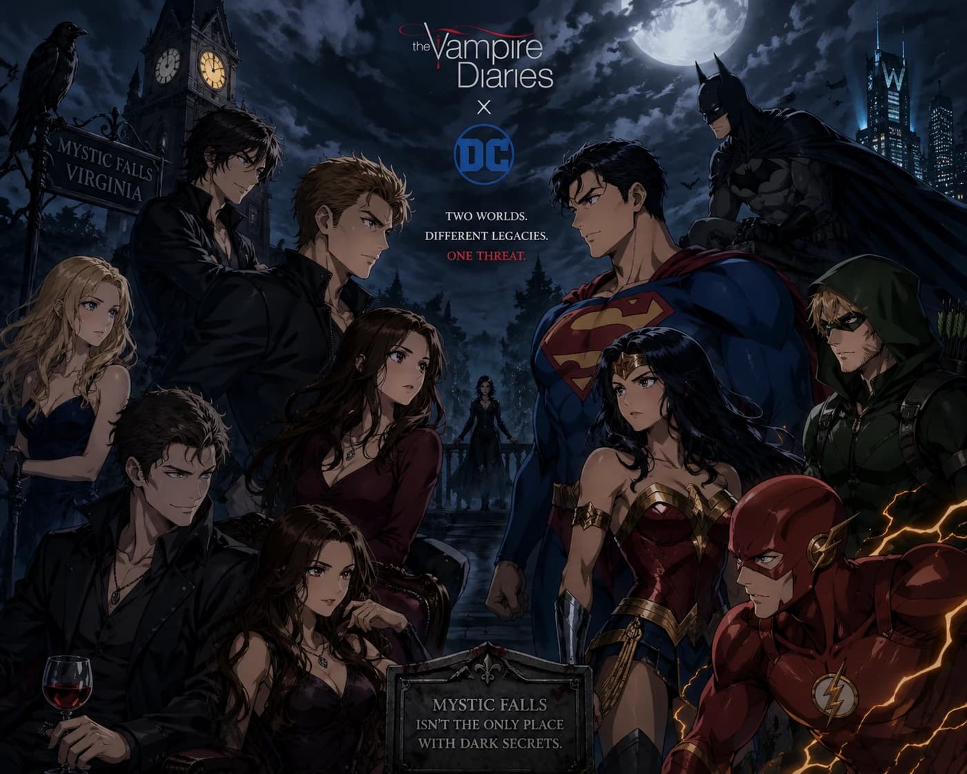 Thumbnail of The Vampire Diaries and DC Universe 