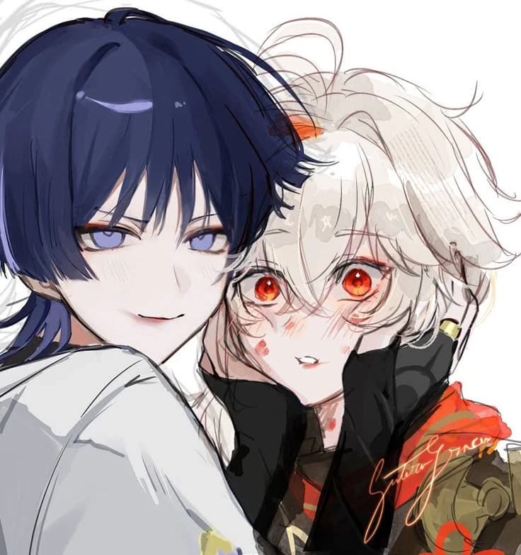 Thumbnail of Kazuha(user) and scara(bot) <3(づ｡◕‿‿◕｡)づ