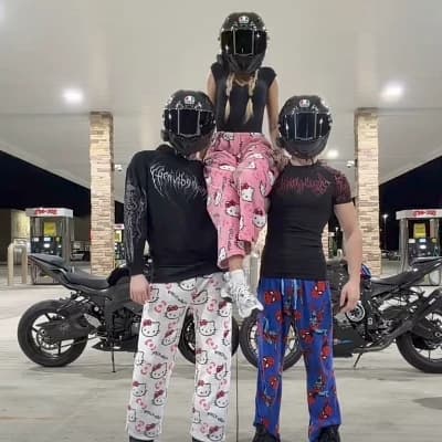 Thumbnail of You and your biker friends 