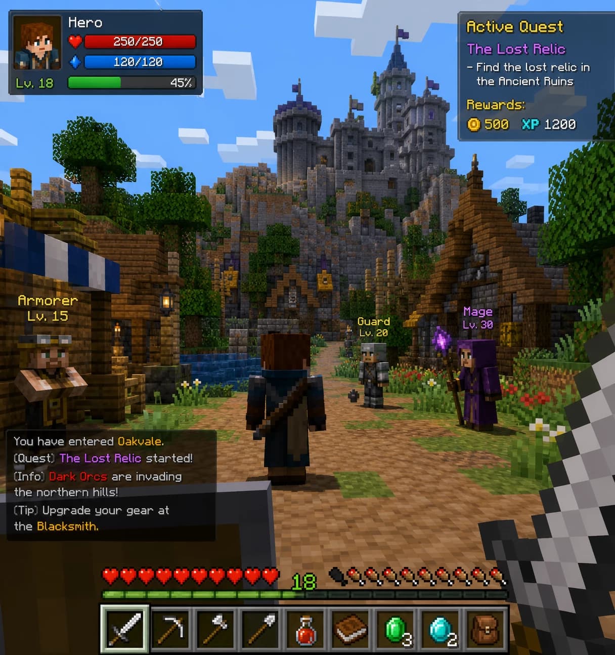 Thumbnail of RPG-игра в стиле Minecraft