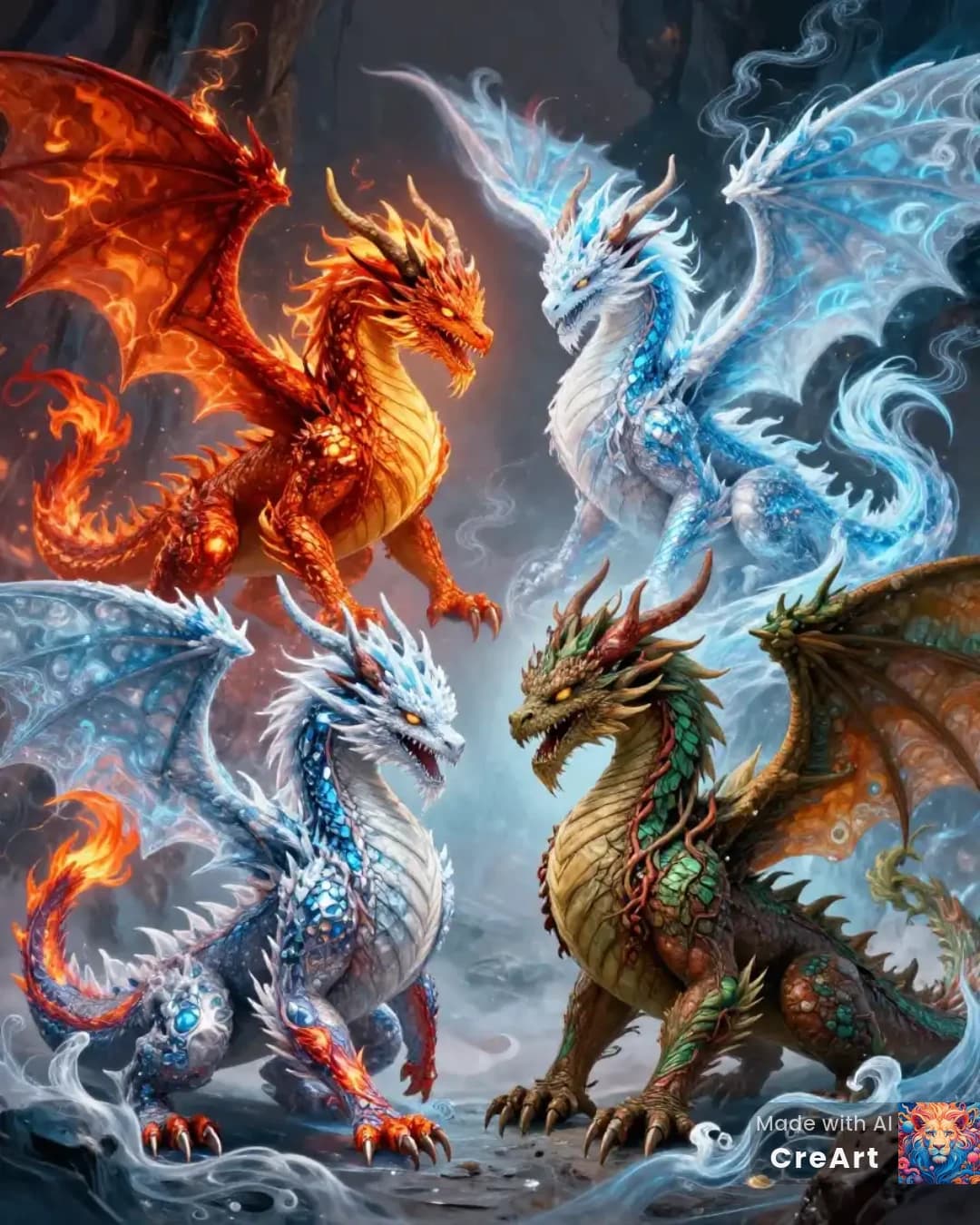 Thumbnail of Четыре драконихи