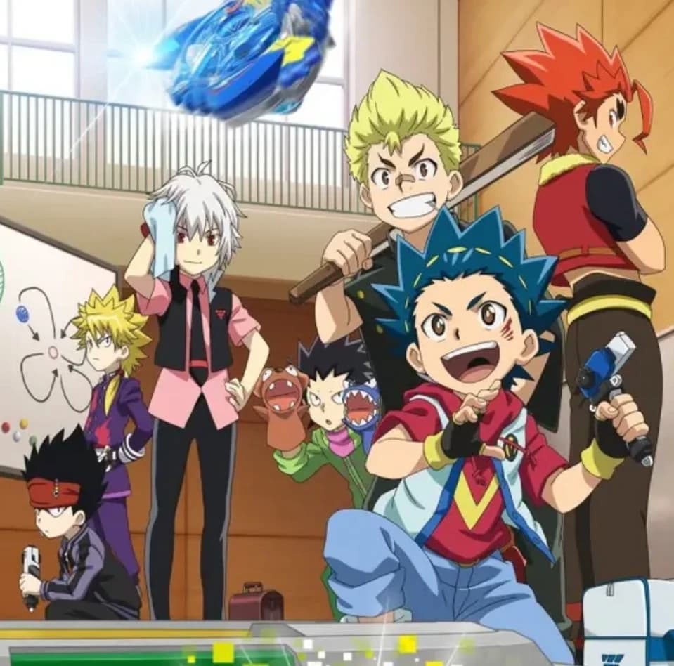 Thumbnail of Beyblade Burst Group Valt, Daigo, Ken, Shu, Wakiya, Rantaro