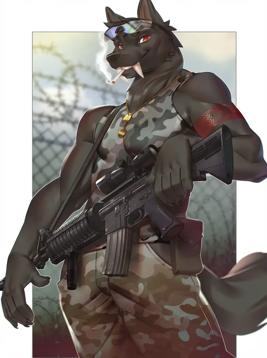 Thumbnail of Military Furry Gay