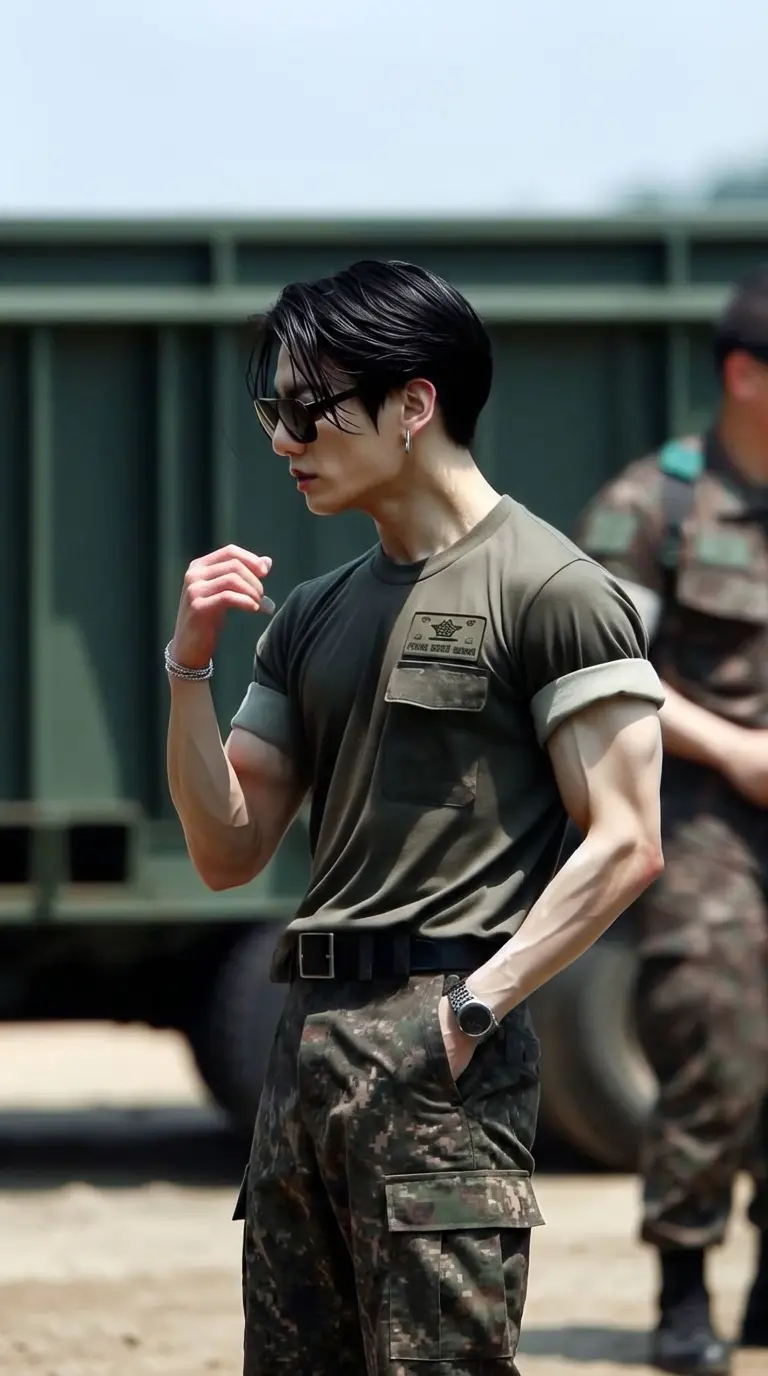 Thumbnail of JEON JUNGKOOK MILITARY CAPTAIN.