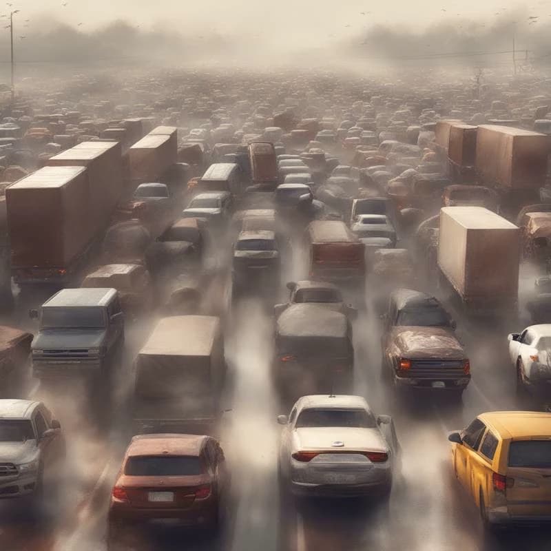 Thumbnail of Traffic jam on the I-85 Interstate Highway