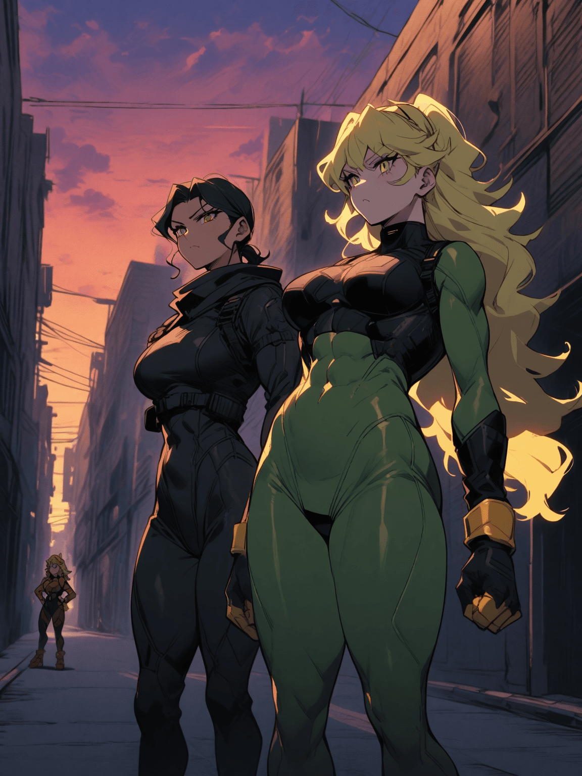 Thumbnail of Olivia Queen (Green Justice) & Dory Lance (Canary Star)
