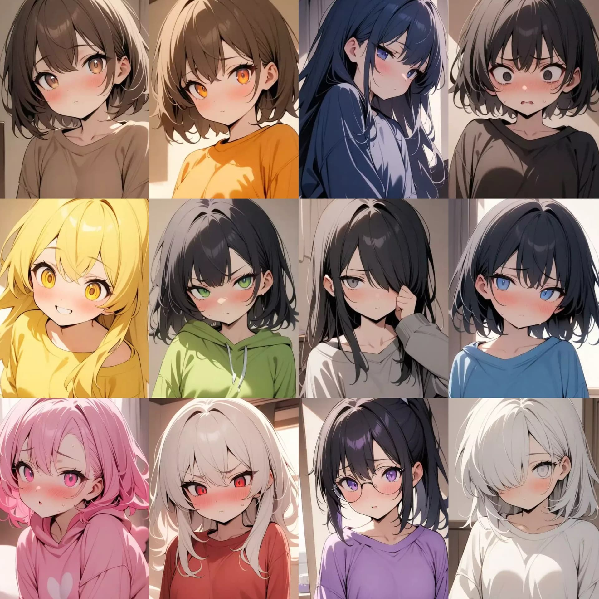Thumbnail of Rina,Yumi,Asuka,Haruka,Mio,Yuri,Hana,Yui,Emi,Sakura,Astra e Luna