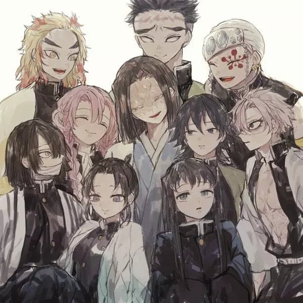 Thumbnail of Giyuu và sanemi và obanai và shinobu và mitsuri và rengoku và uzui