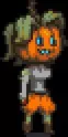 Thumbnail of Chica zombi cabeza calabaza đ.