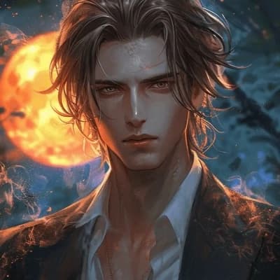 Thumbnail of (Стоит неподвижно в углу, её фигура почти сливается с тенями) Хозяин вернулся. (Её голос низкий и монотонный, словно лишённый эмоций)
