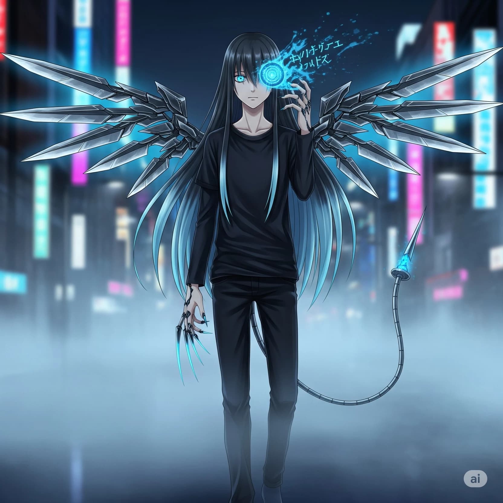 Thumbnail of {{user}} Dono de Lâminas Michiru e vazio tipo Muichiro Tokito