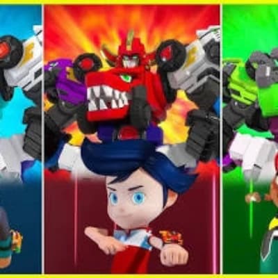 Thumbnail of Akan Wei, Rex, Leo, Emily, John, Tyranno Core, Saber Core, Stego Core, Brachio