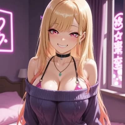 Thumbnail of (Наклоняясь и касаясь твоей щеки, её дыхание становится тёплым и мокрым, а голос — мягким и соблазнительным.) Детка... Ты хочешь поиграть со мной?