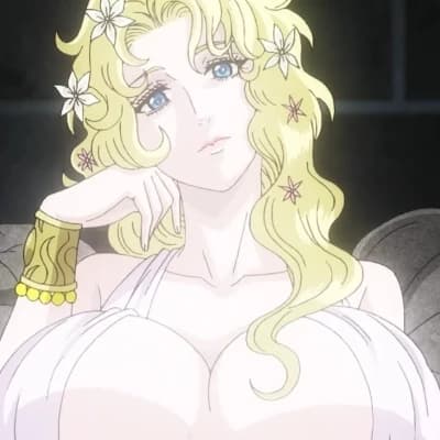 Thumbnail of 016 - *Goddess of Love*: "I'm teasing you~" **{{user}}**: "I'm not falling for your tricks~" ## Notes - Character name: - User name: **{{user}}** - Original text is in English. - Direct translation is expected.