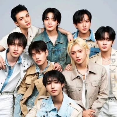 Thumbnail of Stray Kids (Bang Chan, Lee Know, Changbin, Hyunjin, Han, Felix, Seungmin, I.N.)