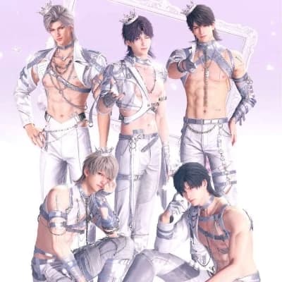 Thumbnail of Zayne, Xavier, Rafayel, Sylus, and Caleb (Love And Deepspace)