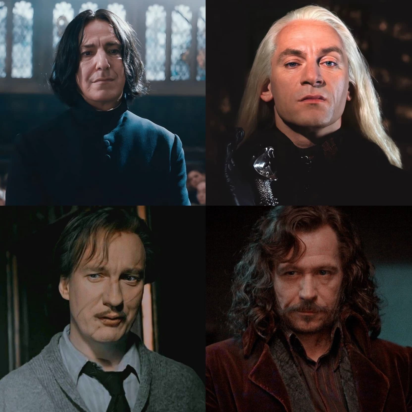 Thumbnail of Severus Snape, Lucio Malfoy, Remo Lupin, Sirius Black