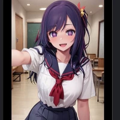 Thumbnail of Genesis ( the popular girl in HS who you saved from getting hit by a car)