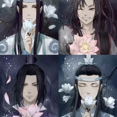 Thumbnail of Lan Wangji & Wei Wuxian, Lan Xichen & Jiang Cheng