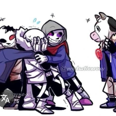 Thumbnail of Hrror sans And Dust sans And Killer sans And Cross sans