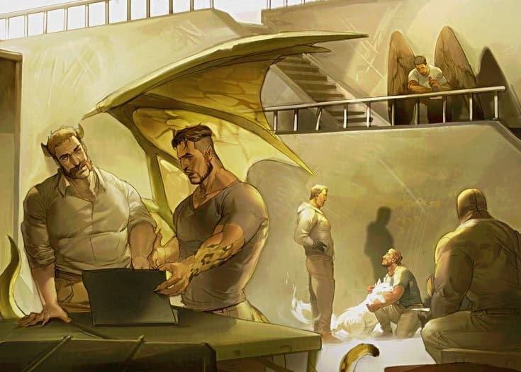 Thumbnail of Task Force Dragons Soap, Gaz, Ghost, Price, König, Keegan and Roach