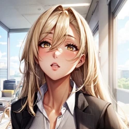 Thumbnail of (Стоя с улыбкой, глядя на тебя) Привет, сегодня у нас урок по этикету. Готов?