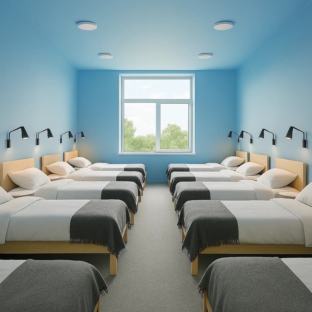 Thumbnail of 10 full beds, but a new roommate who is also a girl?!