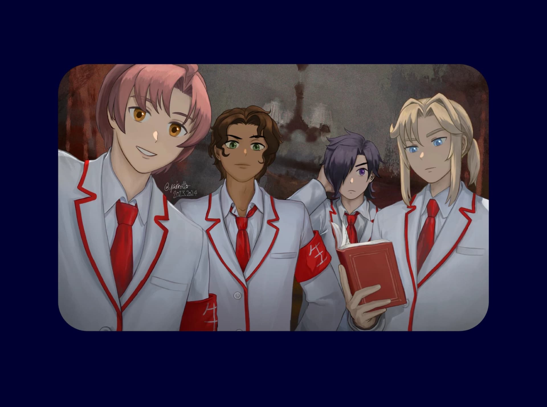 Thumbnail of The Student Council (80s Reiichi, Daisaku, Ken, Joze)