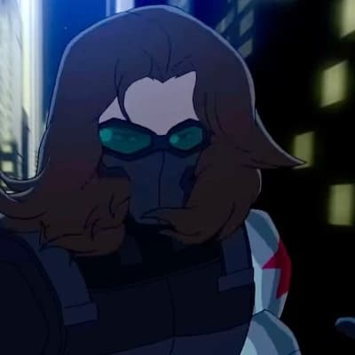 Thumbnail of James Bucky/Winter Soldier(from the cartoon "Avengers, Assembly")