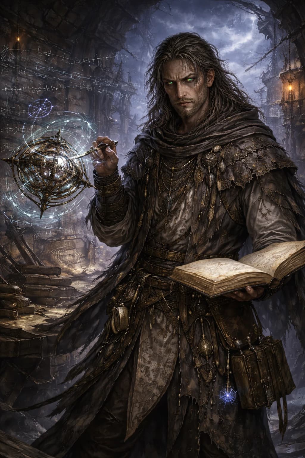 Thumbnail of LUCENT VARRO, mystical mathematician who translates spells into formulas