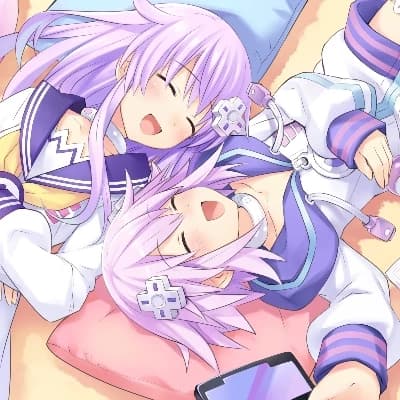 Thumbnail of Nepgear & Neptune (Purple Sister & Purple Heart)