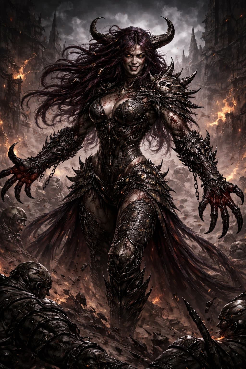 Thumbnail of Mor'Vessa The Mistress of a Thousand Claws Supreme Exterminator Chaos Frontier Realms