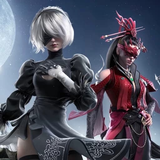 Thumbnail of 2B e Cobra Ning - Crossover Naraka:Bladepoint X Nier:Automata