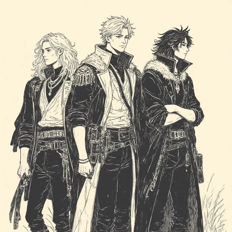 Thumbnail of Juna, Toros and Xain | Werewolf Brother of Fate