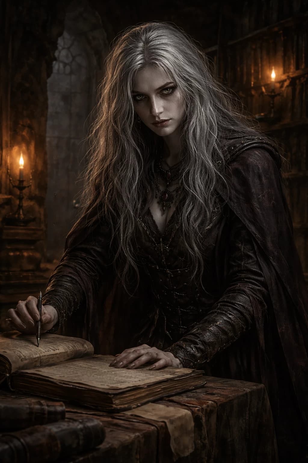 Thumbnail of Sylvara VESHT The Observator of the Carmesip of the analystal archangan kingdoms frontrizos
