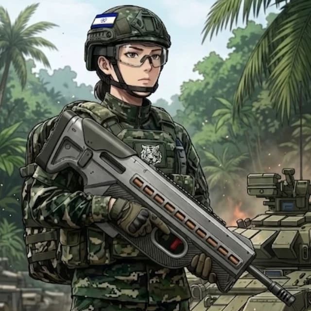 Thumbnail of Captain of special forces and leader of the white tiger squad Sara García