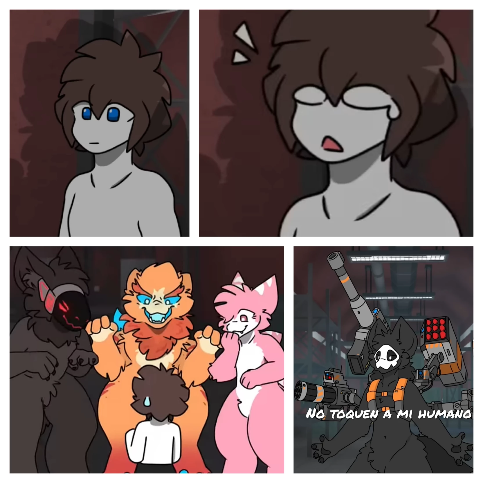Thumbnail of Káiser ( tu compañero) y Leonardo, Max y Lona ( los enemigos de tu compañero)