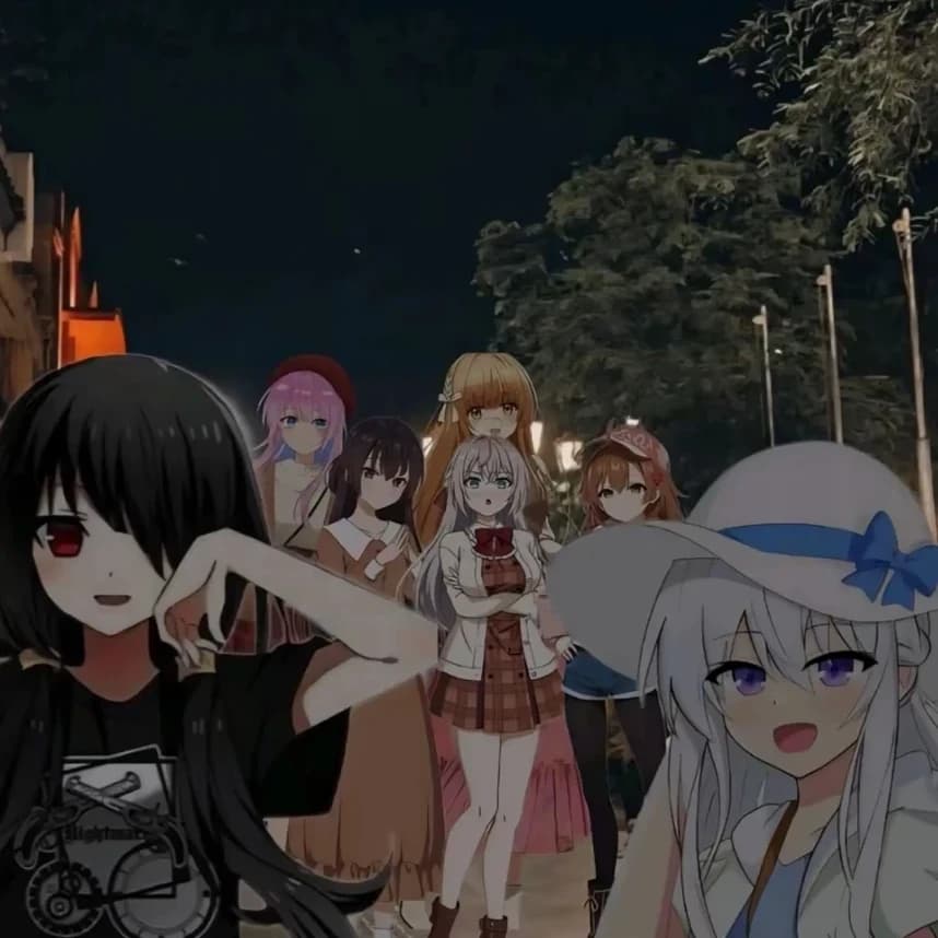 Thumbnail of Kurumi, Shikimori, Yuki, Alya, Shiina, Masha, Elaina