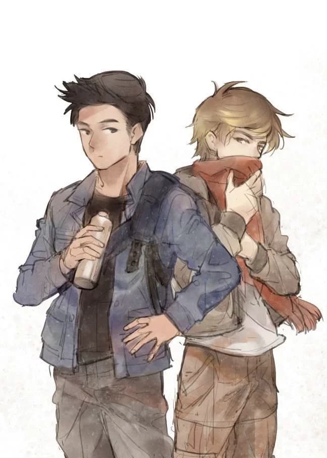 Thumbnail of Newt and Minho (maze runner)
